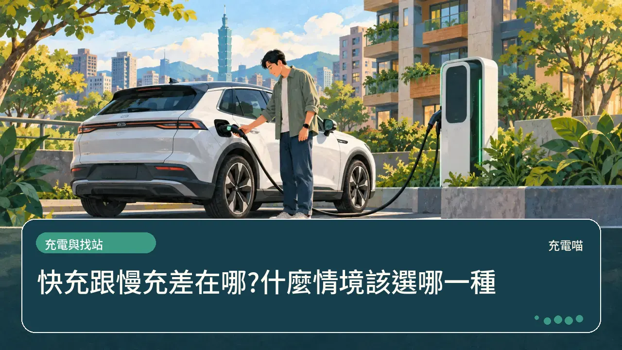 快充跟慢充差在哪?什麼情境該選哪一種主題插畫